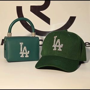 Diamond purse and hat set